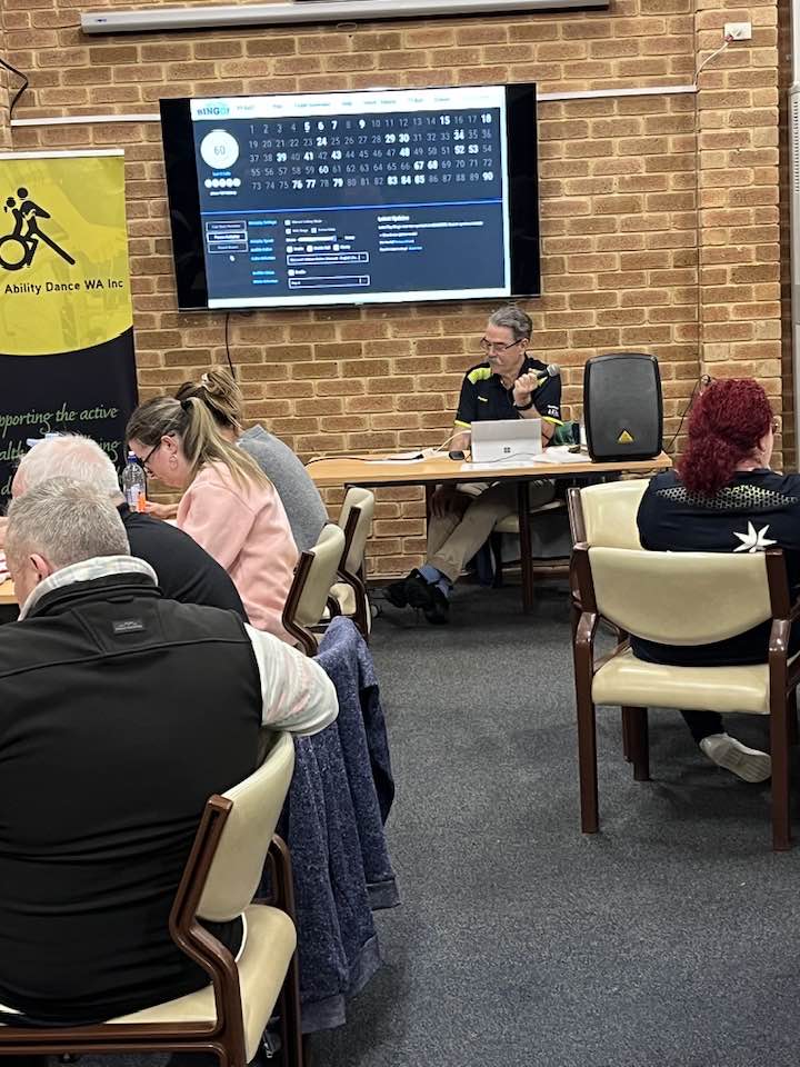 Para and Ability Dance Western Australia Bingo Fundraiser